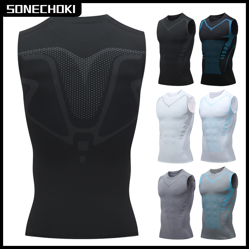 Crossfit Vest - Débardeur de Compression pour hommes, chemise
